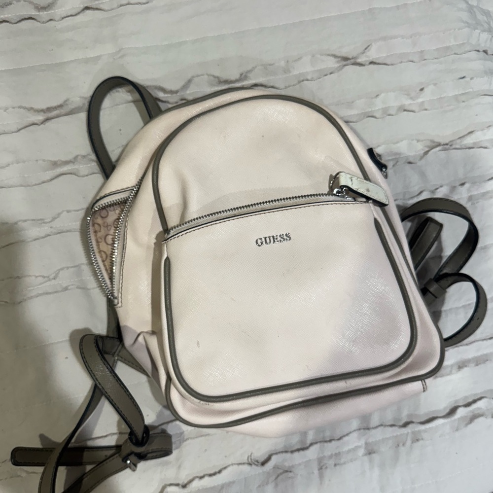 Baby Pink mini guess backpack